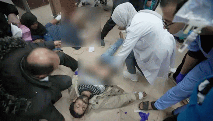 আল আকসা হাসপাতালে আর্তনাদ