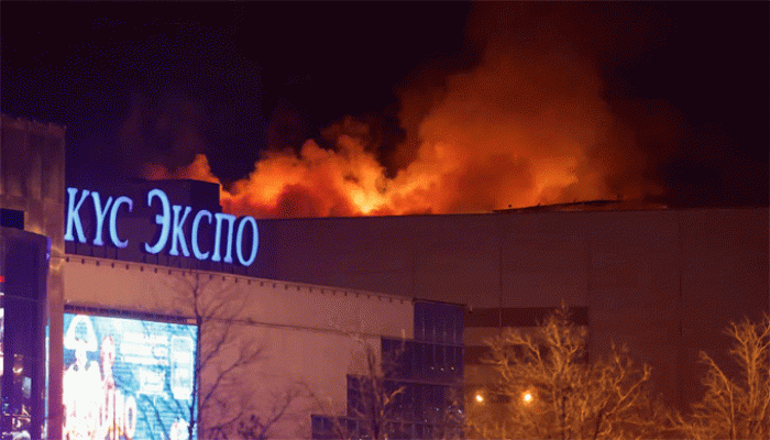 রাশিয়ায় কনসার্ট হলে হামলা, নিহত ৪০