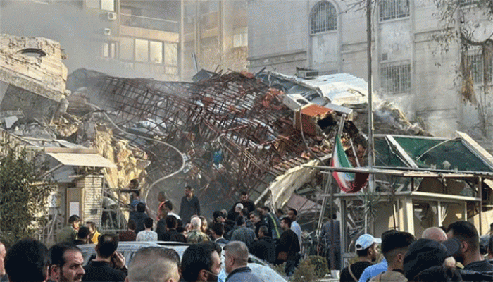 সিরিয়ায় ইরানের কনস্যুলেটে ইসরায়েলের বিমান হামলা, নিহত ৮ সিরিয়ায় ইরানের কনস্যুলেটে ইসরায়েলের বিমান হামলা, নিহত ৮