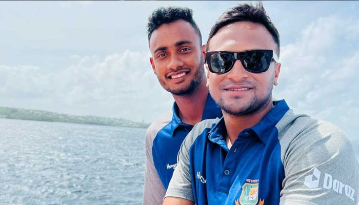 শরিফুলের স্বপ্নের অভিষেক রাঙানোর দিনে ব্যর্থ সাকিব