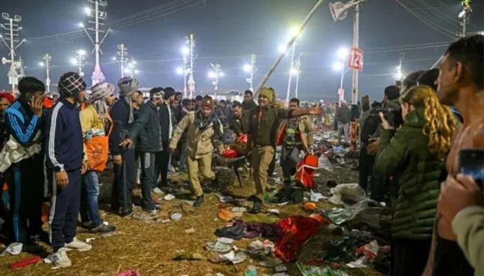 ভারতে মহাকুম্ভ মেলায় পদদলিত হয়ে ৪০ জনের মৃত্যু!