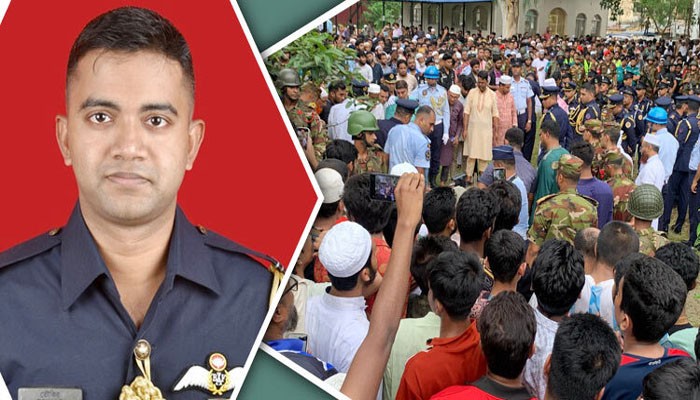 চিরনিদ্রায় শায়িত পাইলট তৌকির, সন্তানের জন্য দোয়া চাইলেন বাবা