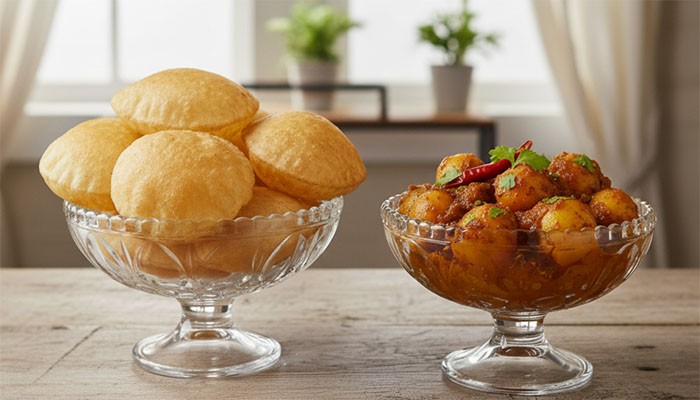 অল্প সময়ে মজাদার লুচি ও আলুর দম তৈরির রেসিপি