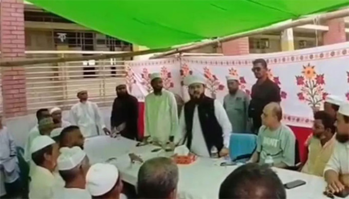 সালিস বৈঠকে মেজাজ হারিয়ে বিএনপি নেতাকে শাসালেন এমপি হানজালা