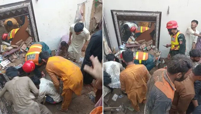 ​পাকিস্তানে কোচিং সেন্টারের ছাদ ধসে ১৪ শিশু নিহত
