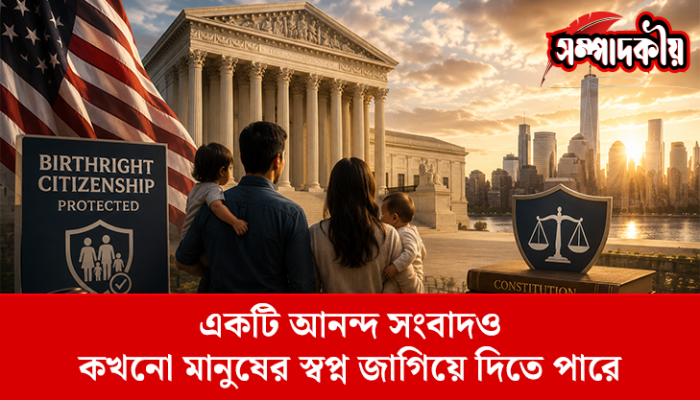 ​একটি আনন্দ সংবাদও কখনো মানুষের স্বপ্ন জাগিয়ে দিতে পারে
