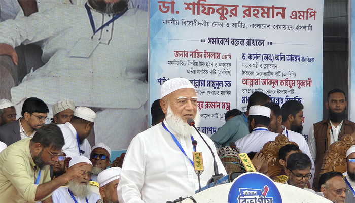​গণভোট ব্যর্থ হলে সরকারকেও ব্যর্থ করে দেওয়া হবে : শফিকুর রহমান