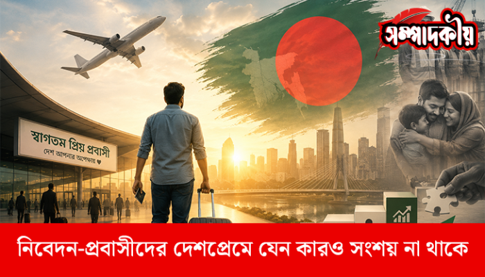 ​নিবেদন-প্রবাসীদের দেশপ্রেমে যেন কারও সংশয় না থাকে