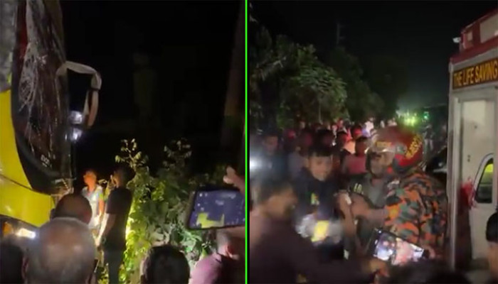 টাঙ্গাইলে বাস-ট্রাক মুখোমুখি সংঘর্ষে নিহত ৩