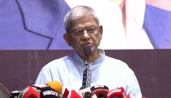 ​গণতন্ত্র যদি চলে, তবে বাকি কাজগুলো হয়ে যায় : মির্জা ফখরুল
