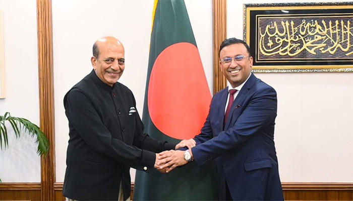 ​প্রধানমন্ত্রীর পররাষ্ট্রবিষয়ক উপদেষ্টার সঙ্গে ভারতের হাইকমিশনারের সাক্ষাৎ