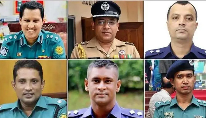 ​বরখাস্ত হলেন বিপ্লব, ইকবাল, রুহানীসহ পুলিশের ৬ কর্মকর্তা