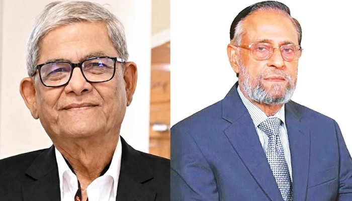 ​রাষ্ট্রপতি নির্বাচিত হওয়ায় মির্জা ফখরুলকে অভিনন্দন অলি আহমেদের