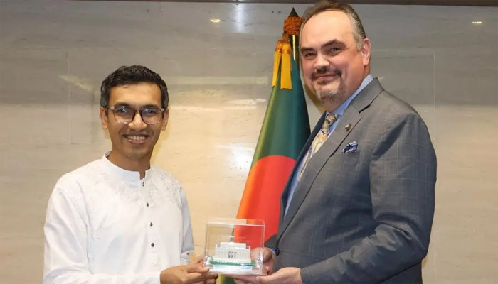 ​ইনভেস্ট বাংলাদেশের চেয়ারম্যানের সঙ্গে মার্কিন রাষ্ট্রদূতের বৈঠক