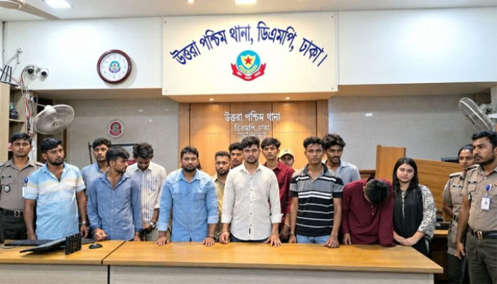 হাসিনার জন্মদিন উদ্‌যাপনের সময় তরুণীসহ ছাত্রলীগের ১৫ নেতাকর্মী গ্রেফতার