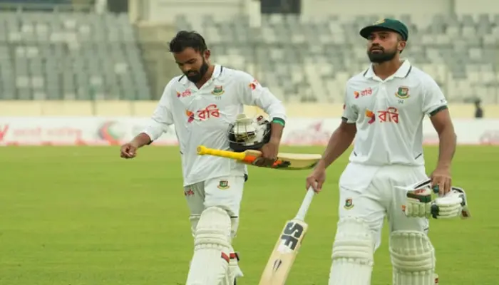 সাদমানের সেঞ্চুরির অপেক্ষায় দিন পার বাংলাদেশের