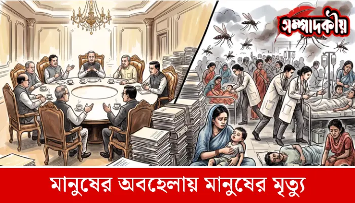 মানুষের অবহেলায় মানুষের মৃত্যু